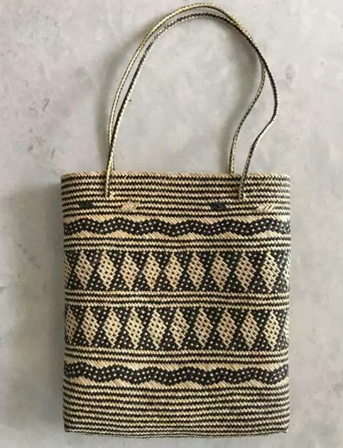 Borneo Tribal Rattan Tote