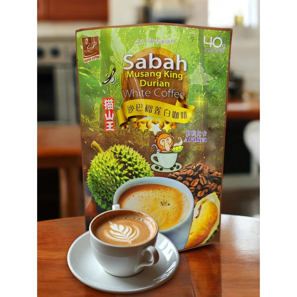 Ancour Sabah Musang King Durian White Coffee Arabica (Less Sugar)