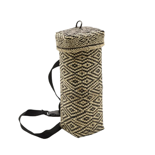 Bamboo Weave Water Bottle Holder