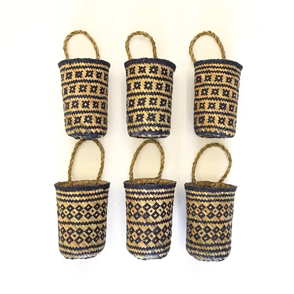 Handwoven Hanging Basket Planter