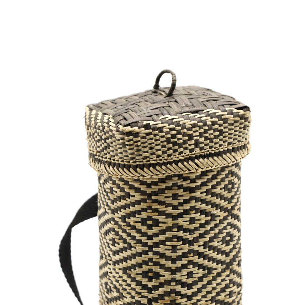 Bamboo Weave Water Bottle Holder