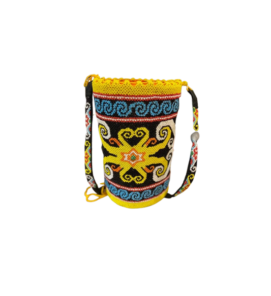 Borneo Dayak Handmade Beaded  Shoulder Bag Tribal Design