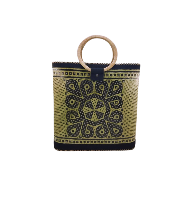 Handwoven Bamboo Tote