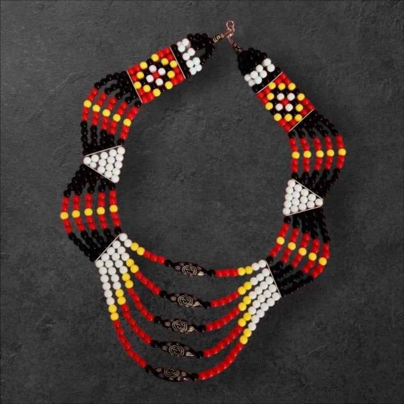 Cultural Vibes Bead Necklace