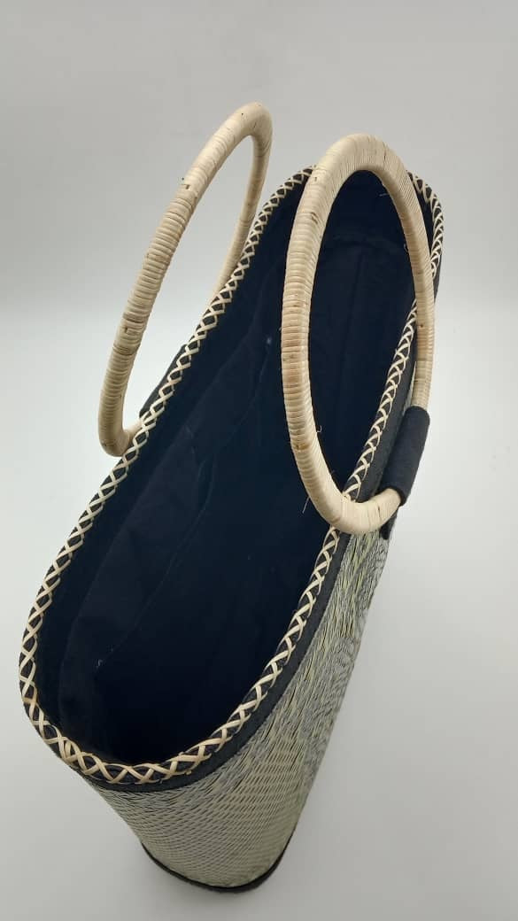 Handwoven Bamboo Tote