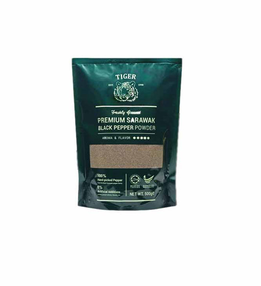 Premium Tiger Sarawak Black Pepper Powder 500g