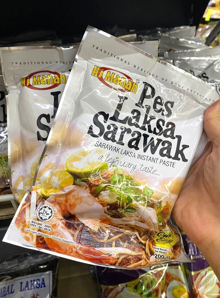 Laksa Sarawak Famous Instant Paste Soup (2packs x 200g)