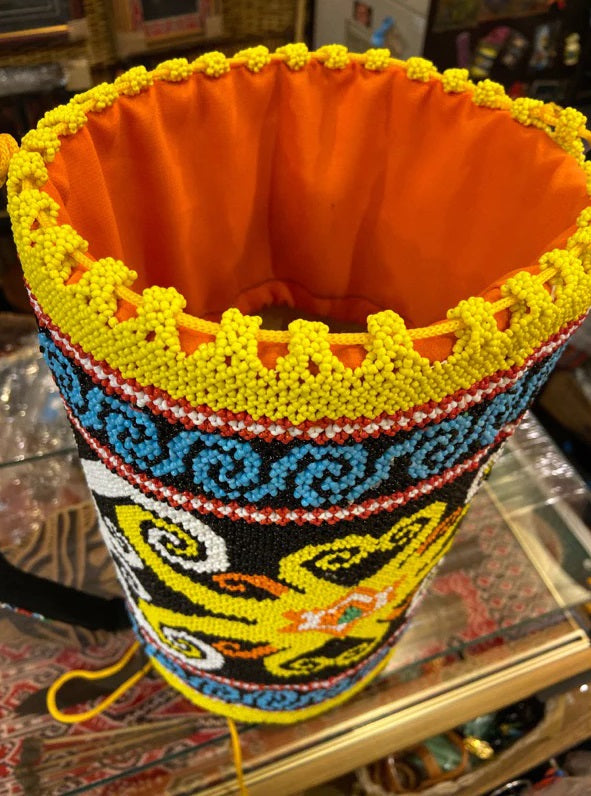 Borneo Dayak Handmade Beaded  Shoulder Bag Tribal Design